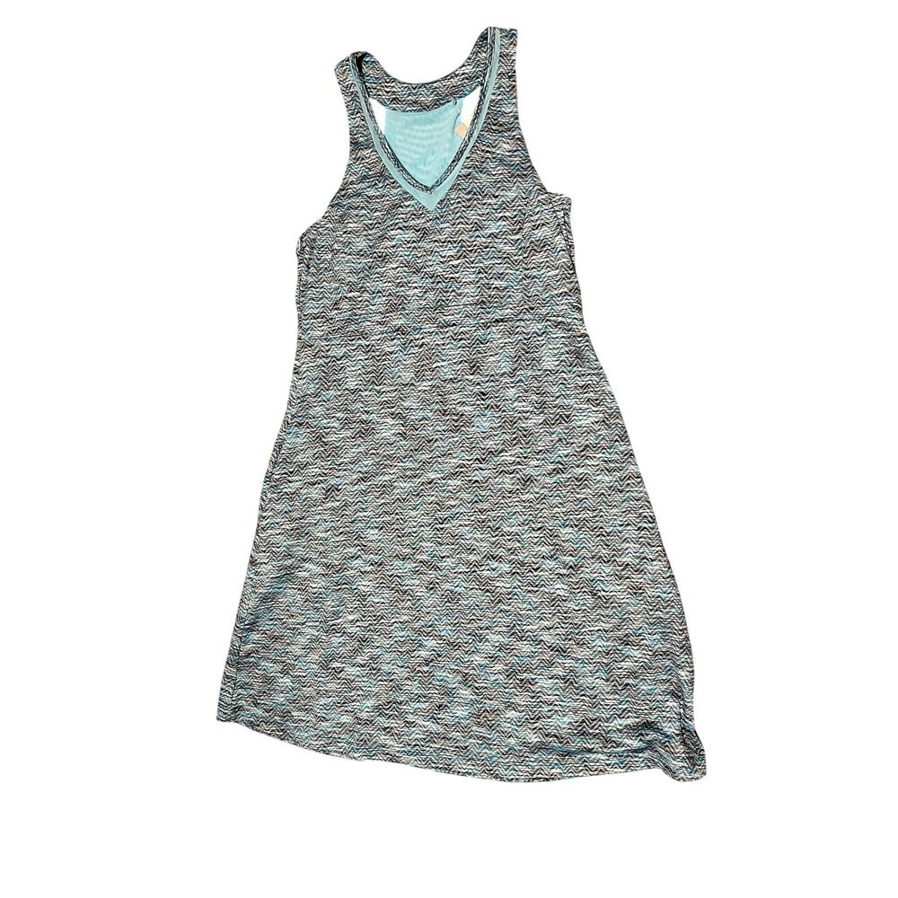 MPG Mondetta Performance Gear Teal Athletic Dress With Built In Bra Size Large